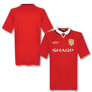 Scoredraw 1999 Man Utd Champions League Final Retro Shirt