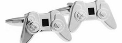 Scorpios Drop Glaze High-grade White Steel Plated Gamepad Shirt Cufflinks 2PCS(With Gift Box,Best Gift)