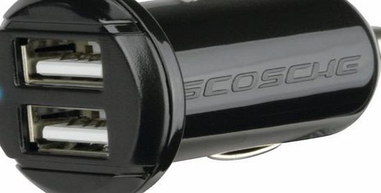 Scosche reVOLT 12W   12W Dual USB Car Charger for iPod iPhone and iPad