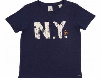 N.Y T-shirt Navy blue `4 years,6 years,8