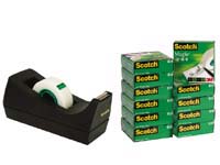 3M Scotch Magic black tape dispenser complete