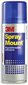Scotch 3M SprayMount Adhesive 400ml Ref SMOUNT