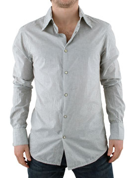 Black Contrast Cuff Shirt