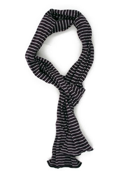 Scotch and Soda Blue Stripe Scarf