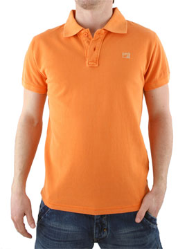 Scotch and Soda Orange Polo Shirt