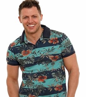Scotch  Soda Flower Print Polo