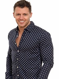 Scotch  Soda Lightweight Polka Dot Shirt