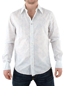 Scotch and Soda White Floral Shirt