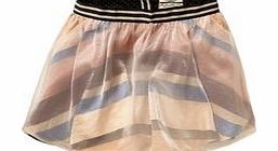 Girls pink swirl skirt