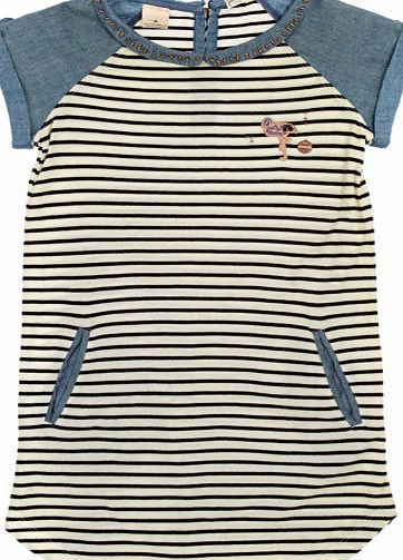 Scotch R`Belle Girls Scotch RBelle Stripe Dress - Blue