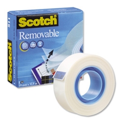 Scotch Removeable Scotch Magic Tape - 25mm x 66m Ref