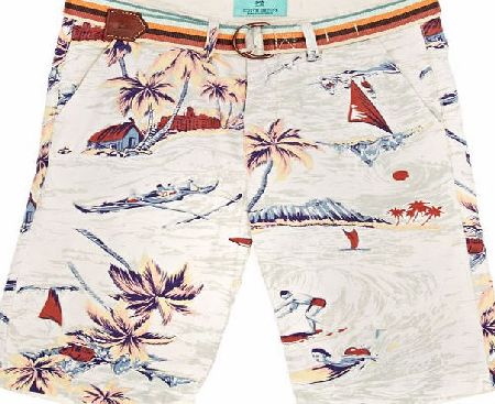 Scotch Shrunk Boys Scotch Shrunk Chino Short - Palm Print