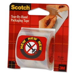 Scotch Tear By Hand Packaging Tape - 50.8mm x