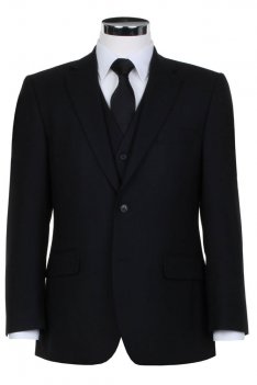 Scott Masonic Suit with Black Trousers