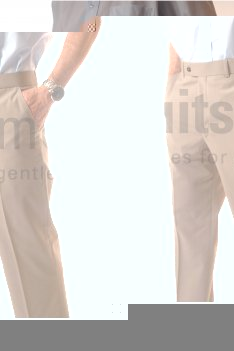 Plain Fronted 2 Piece Suit Trousers