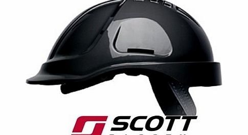 Scott  PROTECTOR STYLE 600 VENTED SAFETY HELMET HARD HAT- BLACK