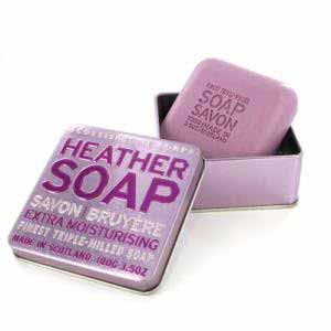 Scottish Fine Soaps Heather Soap in a Tin 100g