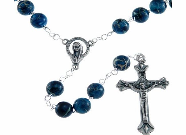 Scottish Jewellery Shop Blue Rosary Beads