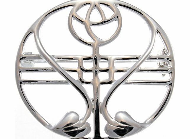 Scottish Jewellery Shop Sterling Silver Charles Rennie Mackintosh Brooch