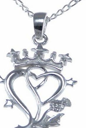 Scottish Jewellery Shop Sterling Silver Luckenbooth Pendant