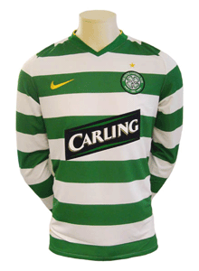 Nike 09-10 Celtic L/S home (Kids)