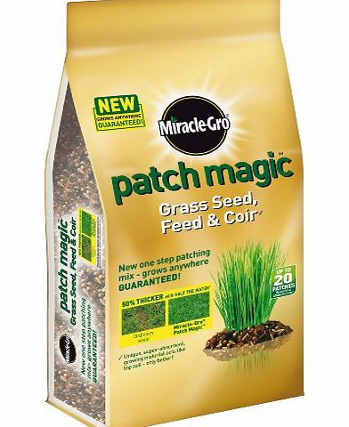 Scotts Miracle-Gro Miracle-Gro Patch Magic Grass Seed, Feed and Coir 20 Patches 1.5 kg Pouch