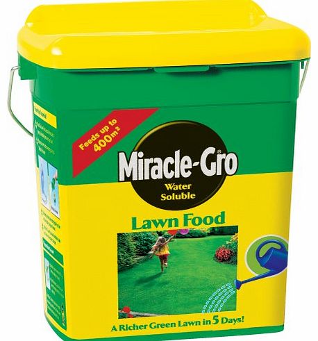 Scotts Miracle-Gro Miracle-Gro Water Soluble Lawn Food 400 sq m (2 kg) Tub