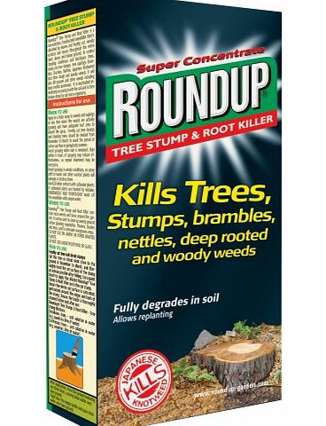 Scotts Miracle-Gro Roundup Tree Stump and Root Killer 250 ml Liquid Concentrate Weedkiller
