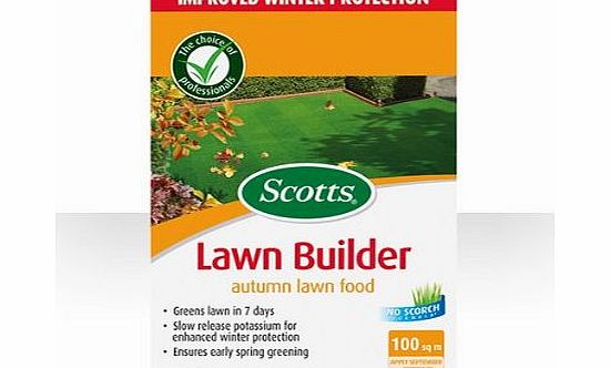Scotts Lawn Builder 100 sq m Autumn Lawn Food Carton