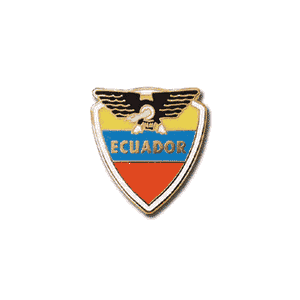 01-02 Ecuador Enamel Pin Badge