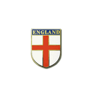 01-02 England Enamel Pin Badge