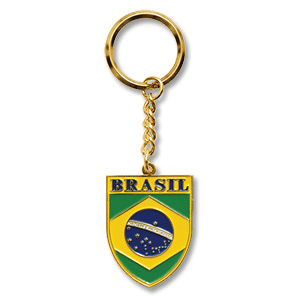 Brazil Enamel Keyring