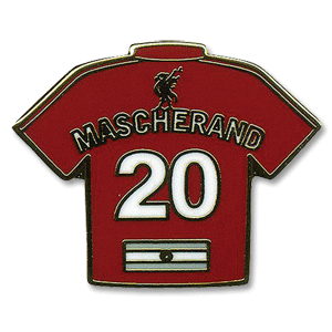 SCP Liverpool Mascherano No. 20 Enamel Pin Badge