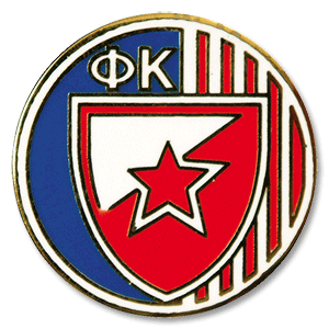 SCP Red Star Belgrade Pin Badge