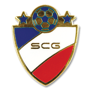 SCP Serbia and Montenegro Enamel Pin Badge