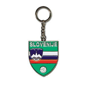 SCP Slovenia Enamel Keyring