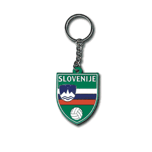 Slovenia Rubber Keyring