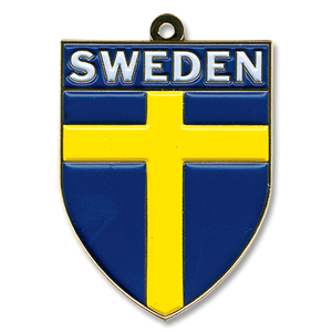 Sweden Enamel Keyring