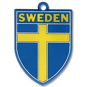 Sweden Rubber Keyring