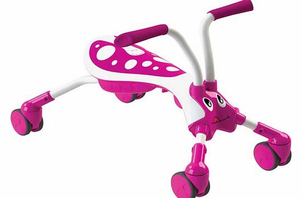 Scramble Bug Candy Ride-On - Pink  White