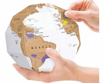 Scratch Map Globe 4551CX