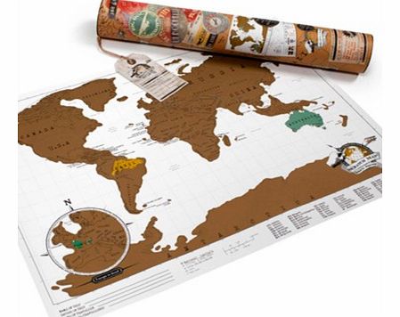 Scratch Map Travel Edition 4526CX