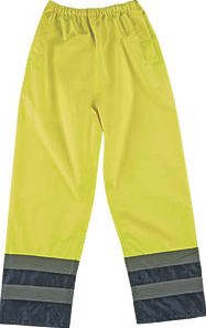 Screwfix, 1228[^]42165 Hi-Vis 2-Tone Reflective Trousers Elasticated