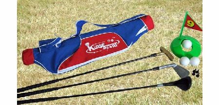 Scribble Childs golf club and caddy set - Steel shafts