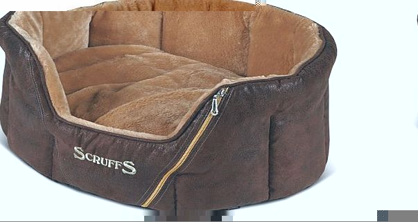 Scruffs Ranger Donut Pet Bed, Antique Brown, 61cm