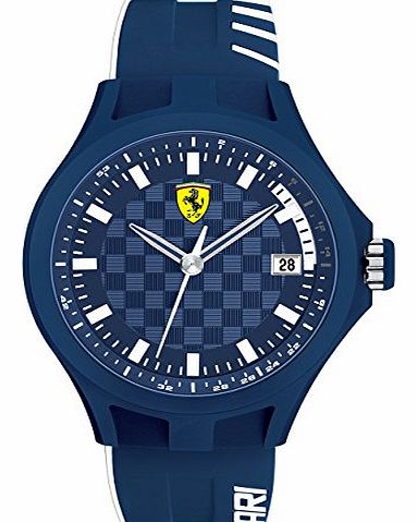 Scuderia Ferrari 0830129 Pit Crew Blue Rubber Watch