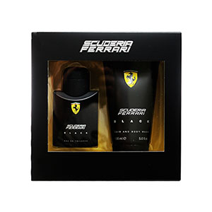 Scuderia Ferrari Black Gift Set 75ml