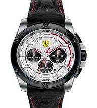 Scuderia Ferrari Paddock black chronograph watch
