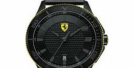 Scuderia Ferrari Scuderia XX black and yellow steel watch