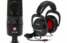 Se Electronics X1 USB and EX-25 Headphone Bundle